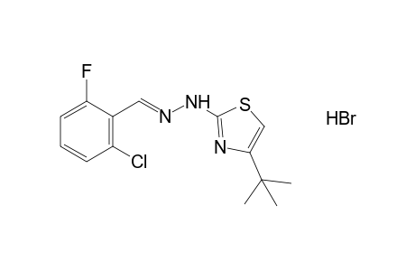 2-chloro-6-fluorobenzaldehyde, (4-tert-butyl-2-thiazolyl)hydrazone, monohydrobromide
