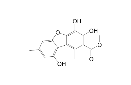 Methyl 3,4,9-trihydroxy-1,7-dimethyldibenzofuran-2-carboxylate