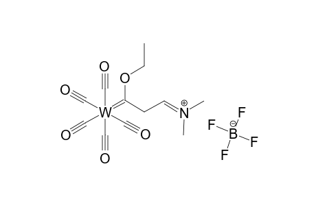PENTACARBONYL-[3-(DIMETHYLIMINO)-1-ETHOXYPROPYLIDENE]-TUNGSTEN-TETRAFLUOROBORATE