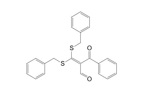 2-(phenylcarbonyl)-3,3-bis(phenylmethylsulfanyl)prop-2-enal
