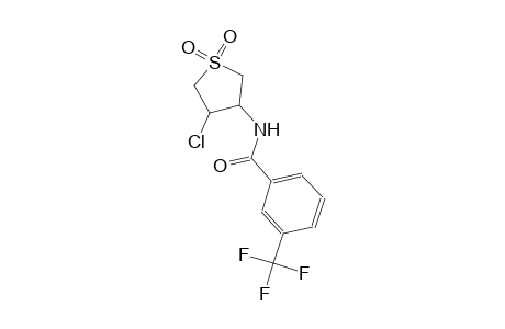 benzamide, N-(4-chlorotetrahydro-1,1-dioxido-3-thienyl)-3-(trifluoromethyl)-
