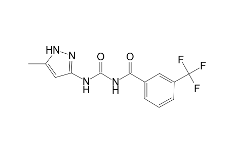 1-(5-Methyl-1H-pyrazol-3-yl)-3-(3-trifluoromethyl-benzoyl)-urea
