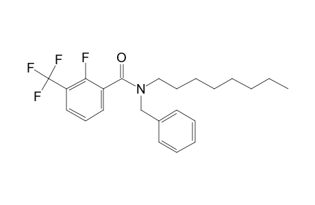 Benzamide, 2-fluoro-3-trifluoromethyl-N-benzyl-N-octyl-