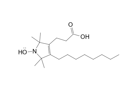 3-Carboxyethyl-2,5-dihydro-2,2,5,5-tetramethyl-4-octyl-1H-pyrrol-1-yloxyl radical