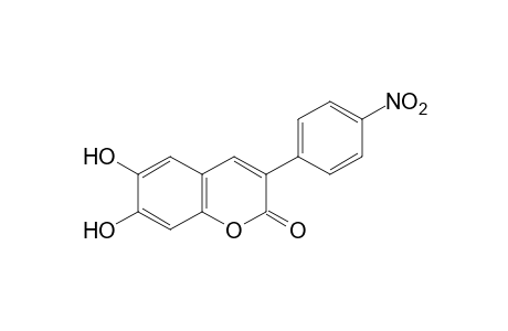 6,7-dihydroxy-3-(p-nitrophenyl)coumarin