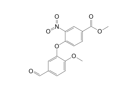 Methyl 4-(5-formyl-2-methoxyphenoxy)-3-nitrobenzoate