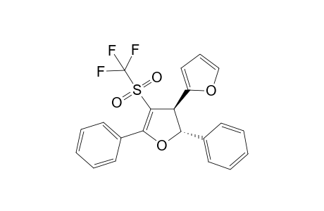 2,5-Diphenyl-3-furyl-4-trifluoromethylsulfonyl-trans-2,3-dihydrofuran