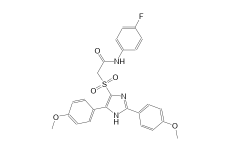acetamide, 2-[[2,5-bis(4-methoxyphenyl)-1H-imidazol-4-yl]sulfonyl]-N-(4-fluorophenyl)-