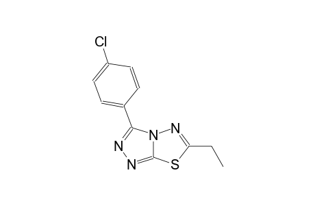 3-(4-Chlorophenyl)-6-ethyl-[1,2,4]triazolo[3,4-b][1,3,4]thiadiazole