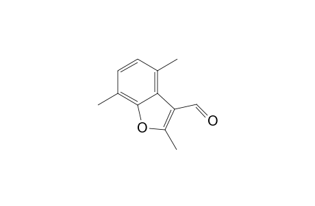 2,4,7-trimethyl-1-benzofuran-3-carbaldehyde