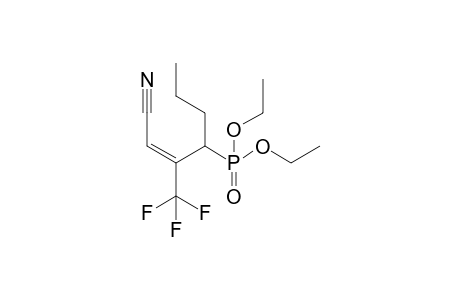 (Z)-Diethyl 3-Cyano-2-trifluoromethyl-1-(propyl)prop-2-enylphosphonate