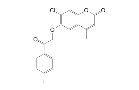7-chloro-4-methyl-6-[2-(4-methylphenyl)-2-oxoethoxy]-2H-chromen-2-one