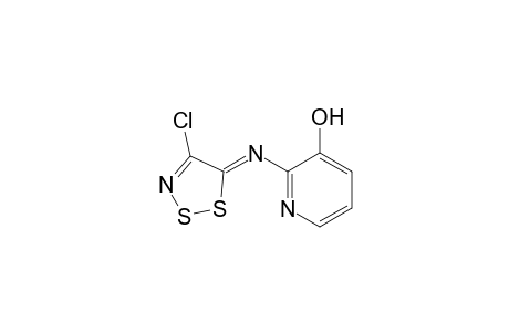 2-(4-Chloro-5H-1,2,3-dithiazol-5-ylideneamino)pyridin-3-ol