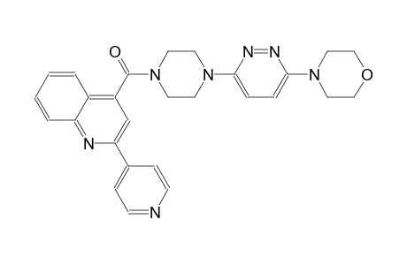 quinoline, 4-[[4-[6-(4-morpholinyl)-3-pyridazinyl]-1-piperazinyl]carbonyl]-2-(4-pyridinyl)-