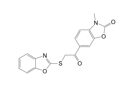 6-(Benzoxazol-2'-thioacetyl)-3-methylbenzoxalinone