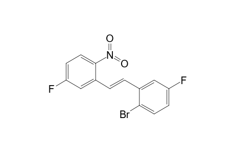 2-[(E)-2-(2-bromo-5-fluorophenyl)ethenyl]-4-fluoro-1-nitrobenzene