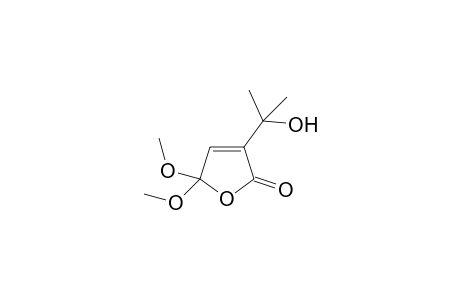5,5-Dimethoxy-3-(1-hydroxy-1-methylethyl)-1-oxacyclopent-3-en-2-one