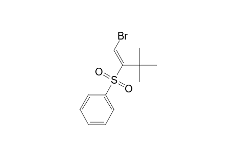 E-1-Bromo-2-(benzenesulfonyl)-3,3-dimethylbut-1-ene