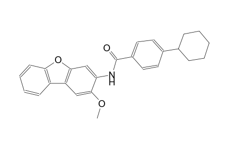 benzamide, 4-cyclohexyl-N-(2-methoxydibenzo[b,d]furan-3-yl)-