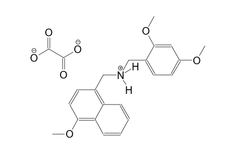 N-(2,4-dimethoxybenzyl)-1-(4-methoxynaphthalen-1-yl)methanaminium oxalate
