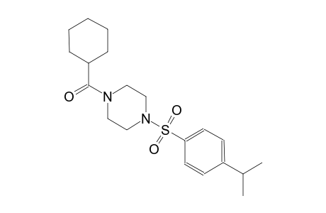 piperazine, 1-(cyclohexylcarbonyl)-4-[[4-(1-methylethyl)phenyl]sulfonyl]-