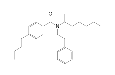 Benzamide, 4-butyl-N-(2-phenylethyl)-N-(2-heptyl)-