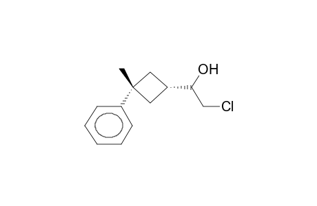 CIS-1-PHENYL-1-METHYL-3-(2-CHLORO-1-HYDROXYETHYL)CYCLOBUTANE