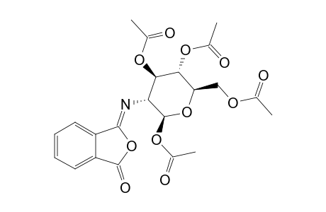 1,3,4,6-TETRA-O-ACETYL-2-DEOXY-2-[3'-OXO-1',3'-DIHYDROISOBENZOFURAN-1'-YLIDENE)-AMINO]-BETA-D-GLUCOSE