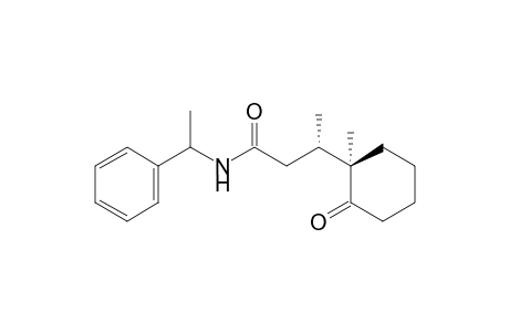 (.beta.1R)-.beta.,1-Dimethyl-N-[(1S)-1-phenylethyl]-2-oxocyclohexanepropanamide
