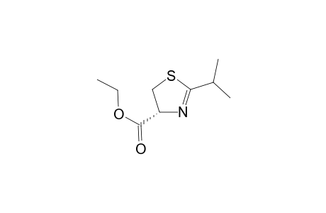 Ethyl 2-isopropyl-2-thiazoline-4(R)-carboxylate