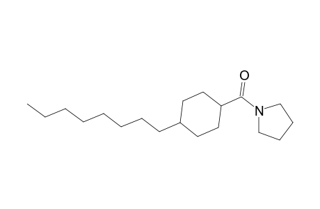 1-[(4-Octylcyclohexyl)carbonyl]pyrrolidine