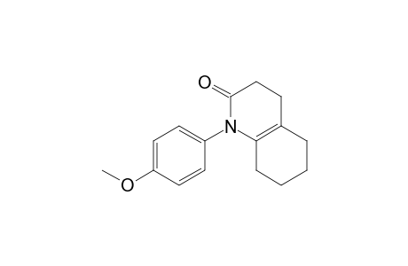 2(1H)-Quinolinone, 3,4,5,6,7,8-hexahydro-1-(4-methoxyphenyl)-