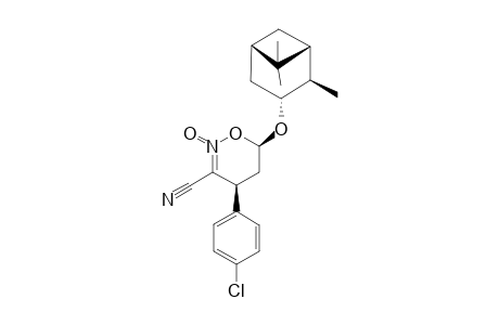 (4S,6R)-CIS-4-(4''-CHLOROPHENYL)-6-(2'-ISOPINOCANPHOXY)-5,6-DIHYDRO-4H-1,2-OXAZINE-3-CARBONITRILE-2-OXIDE