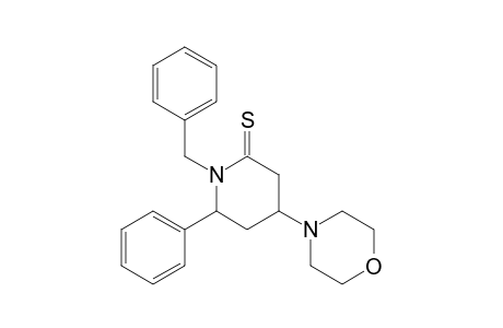1-Benzyl-4-(4-morpholinyl)-6-phenyl-2-piperidinethione