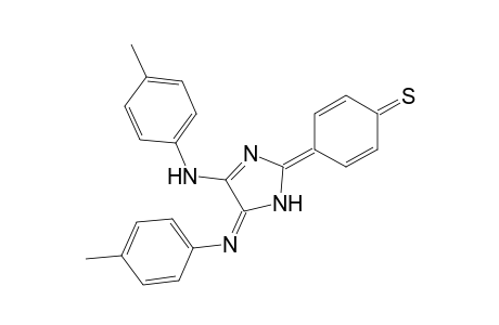 4-[4-(4-Tolylamino)-5-(4-tolylimino)-1,5-dihydro-2H-imidazol-2-ylidene]cyclohexa-2,5-dienethione