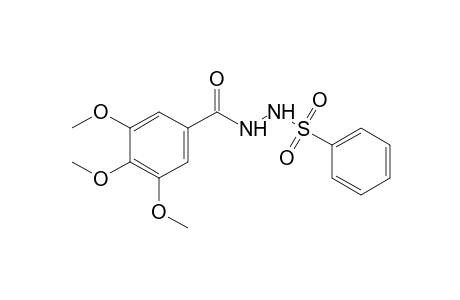 3,4,5-trimethoxybenzoic acid, 2-(phenylsulfonyl)hydrazide