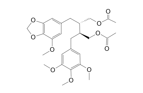 (2S,3S)-2-(5-METHOXY-3,4-METHYLENEDIOXYBENZYL)-3-(3,4,5-TRIMETHOXYBENZYL)-BUTANE-1,4-DIOL-DIAETATE