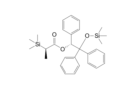 (1R)-1,2,2-Triphenyl-2-(trimethylsilyloxy)ethyl (2R)-2-(trimethylsilyl)propanoate