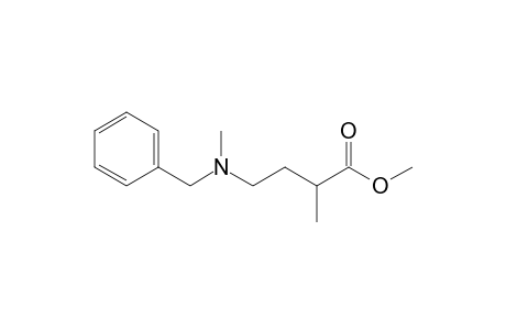 Methyl 2-methyl-4-(N-methylbenzylamino)butanoate