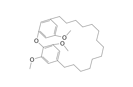 2-Oxatricyclo[20.2.2.1(3,7)]heptacosa-3,5,7(27),22,24,25-hexaene, 5,24,25-trimethoxy-