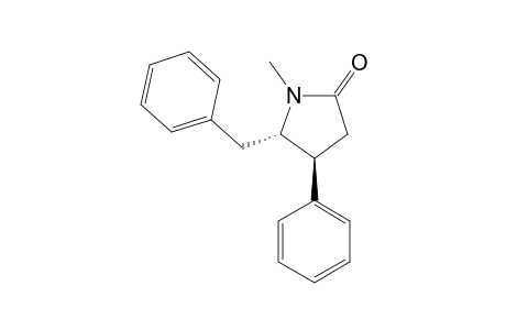 trans-5-BENZYL-1-METHYL-4-PHENYL-PYRROLIDIN-2-ONE;MAJOR-ISOMER