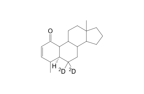 6,6-D2-.delta.2-5.alpha.-androsten-1-one