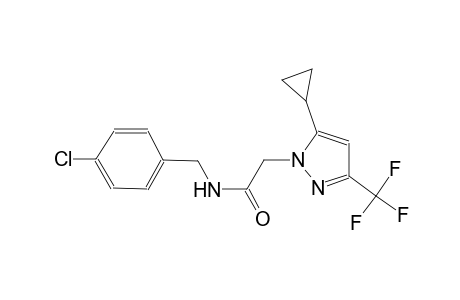 N-(4-chlorobenzyl)-2-[5-cyclopropyl-3-(trifluoromethyl)-1H-pyrazol-1-yl]acetamide