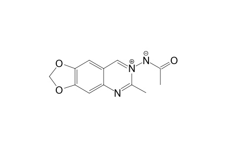 N-[2'-Methyl-6',7'-(methylenedioxy)-3'-quinazolinio]-acetamidate