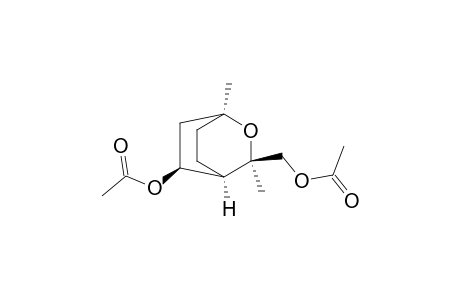 2-Oxabicyclo[2.2.2]octane-3-methanol, 5-(acetyloxy)-1,3-dimethyl-, acetate, (1.alpha.,3.beta.,4.alpha.,5.beta.)-(.+-.)-