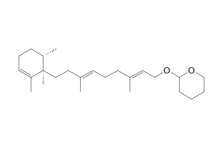 2-[(2E,6E)-3,7-Dimethyl-9-[(1S,6R)-1,2,6-trimethylcyclohexe-2-enyl]nona-2,6-dienyloxy]tetrahydro-2H-pyran