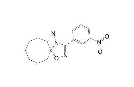 [3-(3-nitrophenyl)-1-oxa-2,4-diazaspiro[4.7]dodec-2-en-4-yl]amine