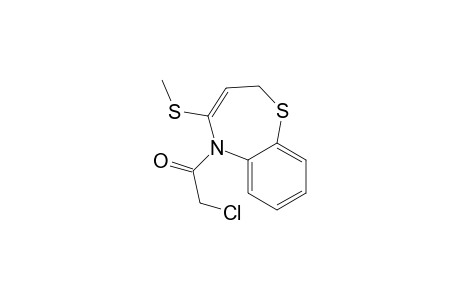 2-Chloranyl-1-(4-methylsulfanyl-2H-1,5-benzothiazepin-5-yl)ethanone