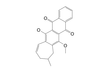 12-HYDROXY-6-METHOXY-8-METHYL-5,8,9,13-TETRAHYDRO-7H-CYClOHEPT-[B]-ANTHRACENE-5,13-DIONE