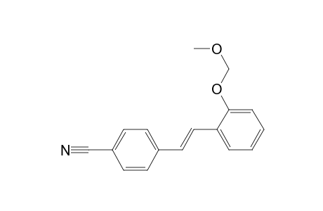 Benzonitrile, 4-[2-[2-(methoxymethoxy)phenyl]ethenyl]-, (E)-